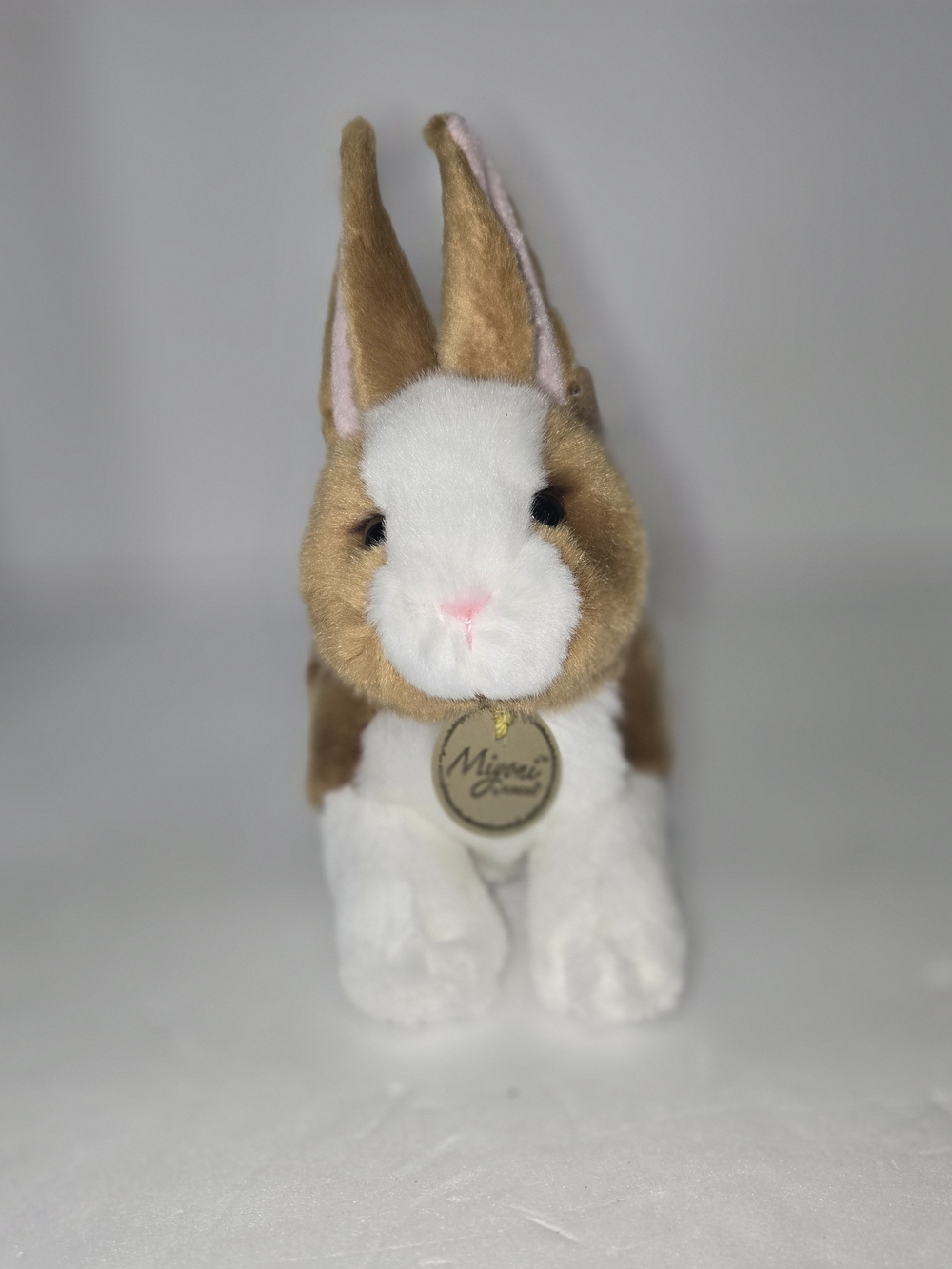 Aurora - Small Brown Miyoni - 8" Dutch Rabbit - Realistic Stuffed Animal NWT